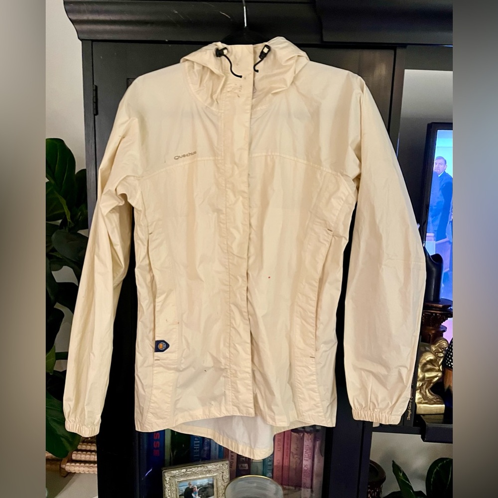 Quechua Cream Rain Jacket